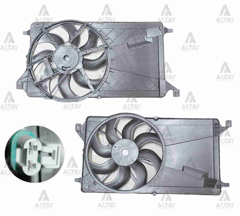 Mazda 3 Radyatör Fan ve Motoru 2006-2009 Fan OEM Z601-15-025